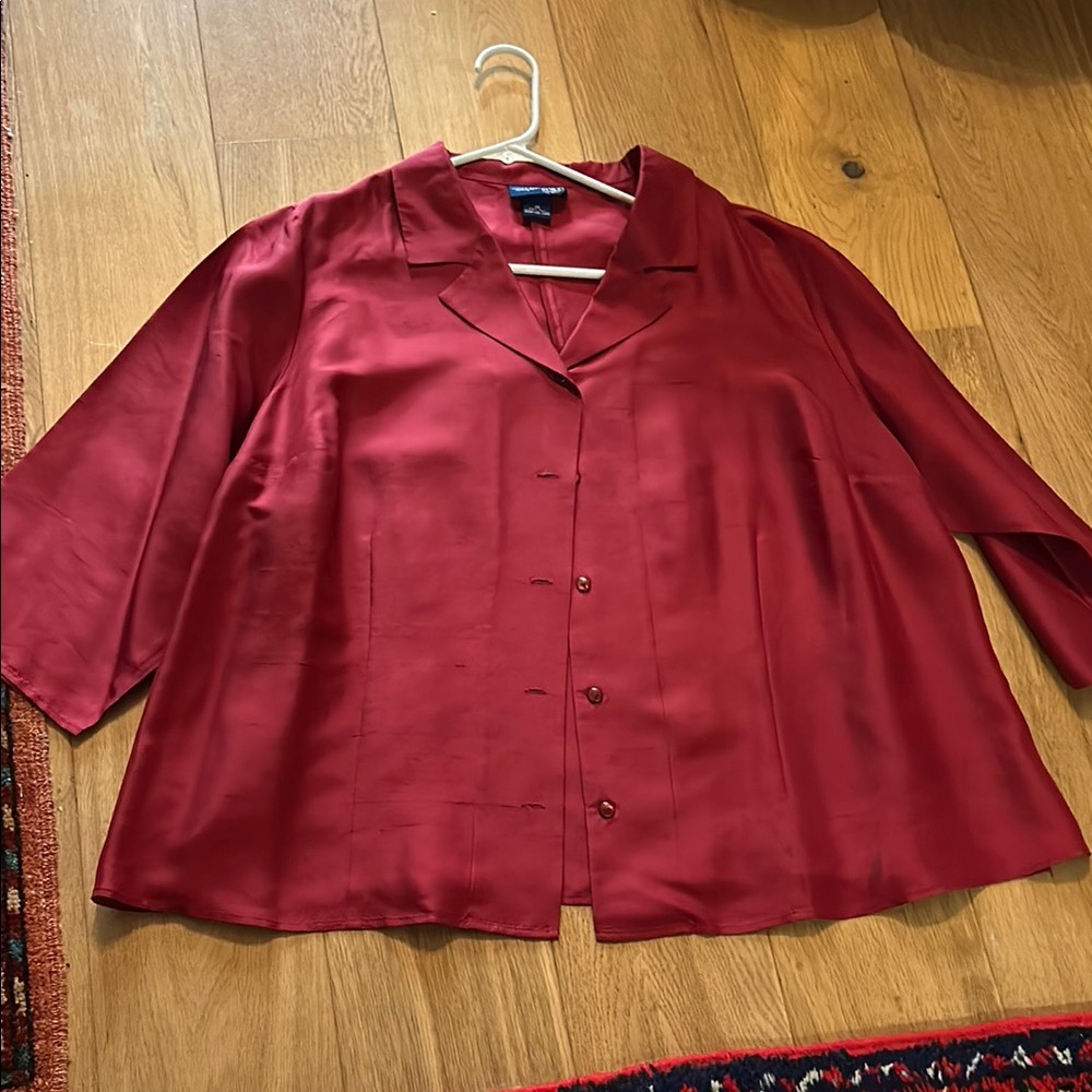 Elegant Red Women's Top